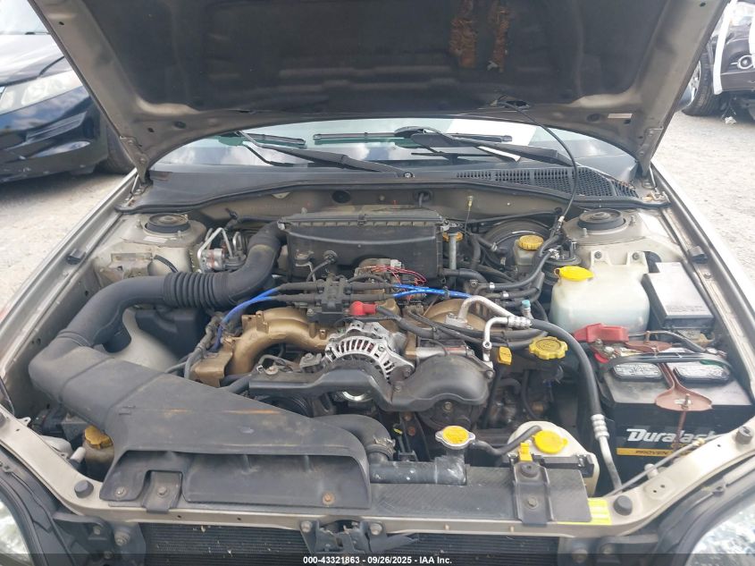 2000 Subaru Legacy Gt VIN: 4S3BH6456Y6302024 Lot: 43321863