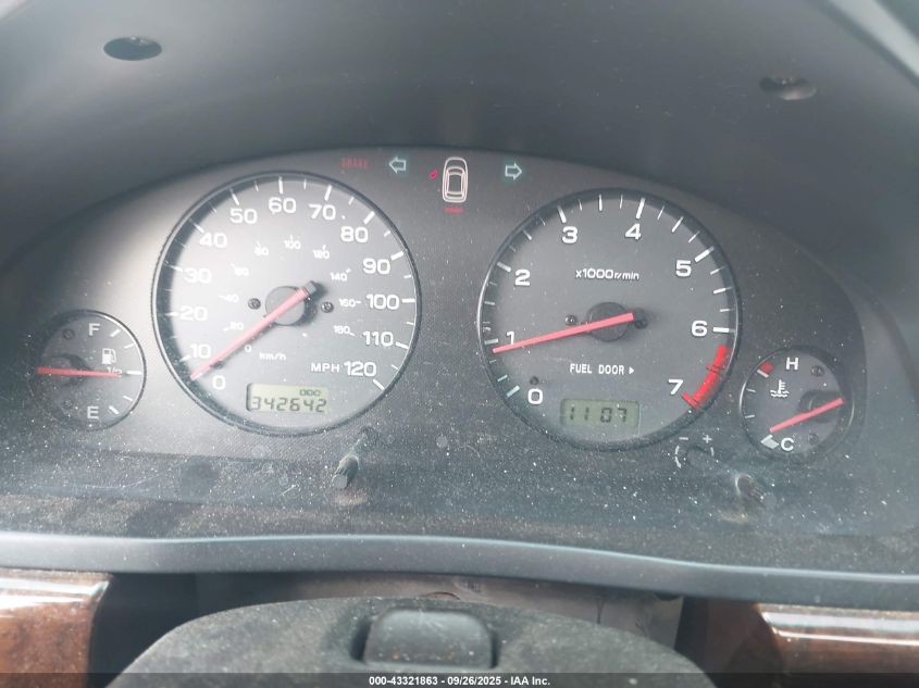 2000 Subaru Legacy Gt VIN: 4S3BH6456Y6302024 Lot: 43321863