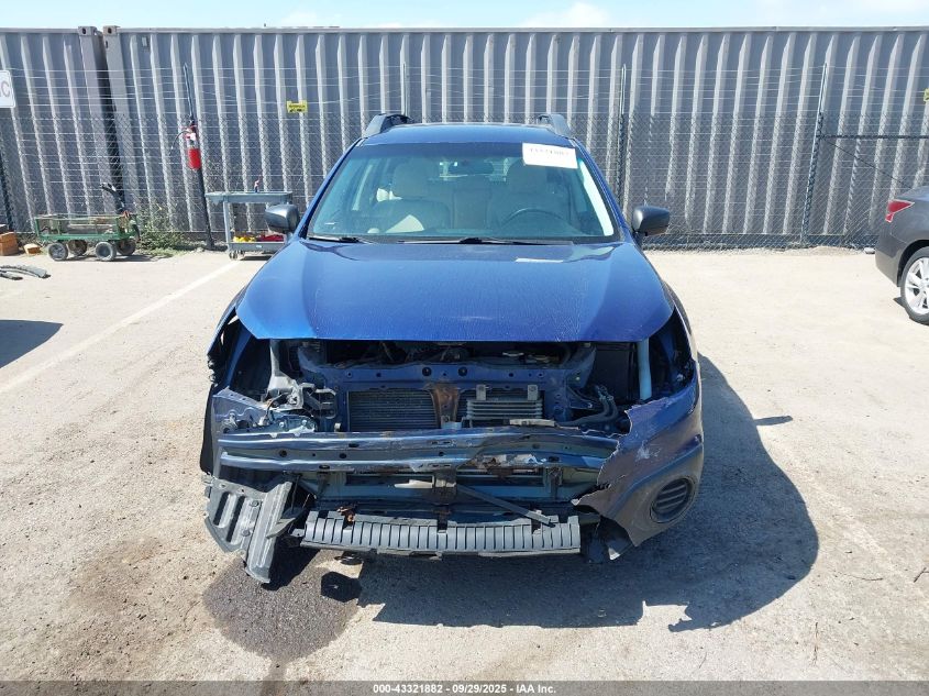 2017 Subaru Outback 2.5I VIN: 4S4BSAAC4H3309977 Lot: 43321882