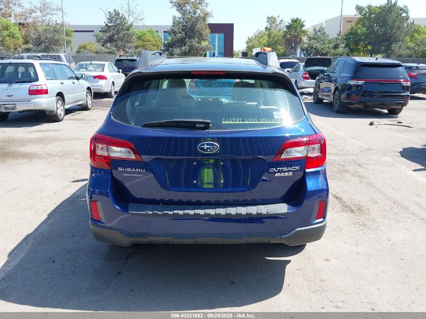 2017 Subaru Outback 2.5I VIN: 4S4BSAAC4H3309977 Lot: 43321882