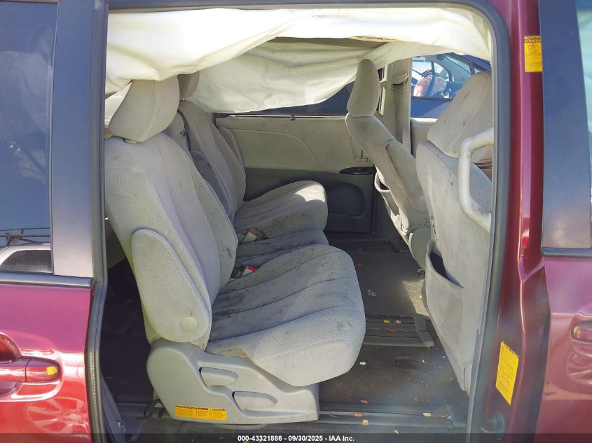 2013 Toyota Sienna Le V6 8 Passenger VIN: 5TDKK3DCXDS327016 Lot: 43321886