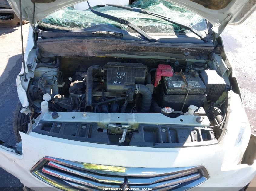 2018 Mitsubishi Mirage G4 Es VIN: ML32F3FJ2JHF09248 Lot: 43321936