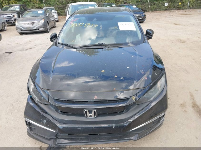 2019 Honda Civic Lx VIN: 19XFC2F6XKE029816 Lot: 43321937