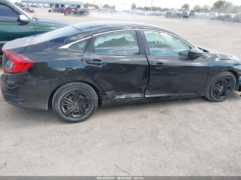 2019 Honda Civic Lx VIN: 19XFC2F6XKE029816 Lot: 43321937