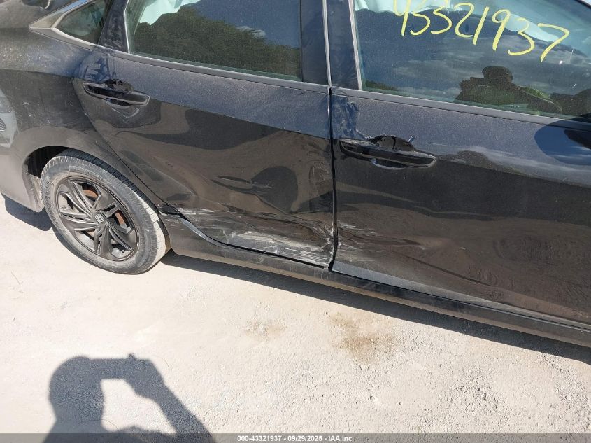 2019 Honda Civic Lx VIN: 19XFC2F6XKE029816 Lot: 43321937