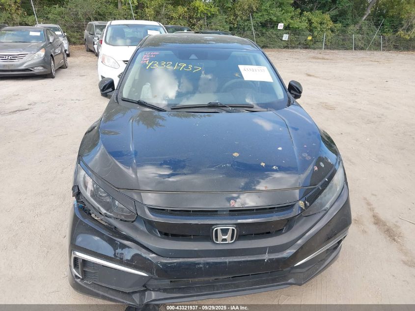 2019 Honda Civic Lx VIN: 19XFC2F6XKE029816 Lot: 43321937