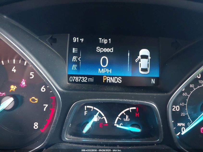 2017 Ford Escape Se VIN: 1FMCU0GD3HUE67312 Lot: 43322038