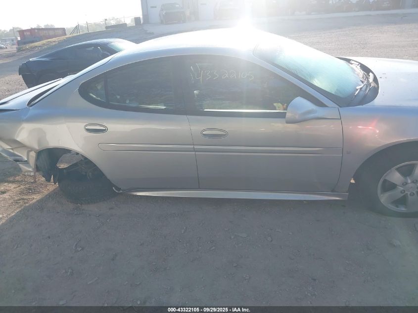 2007 Pontiac Grand Prix VIN: 2G2WP552771118143 Lot: 43322105