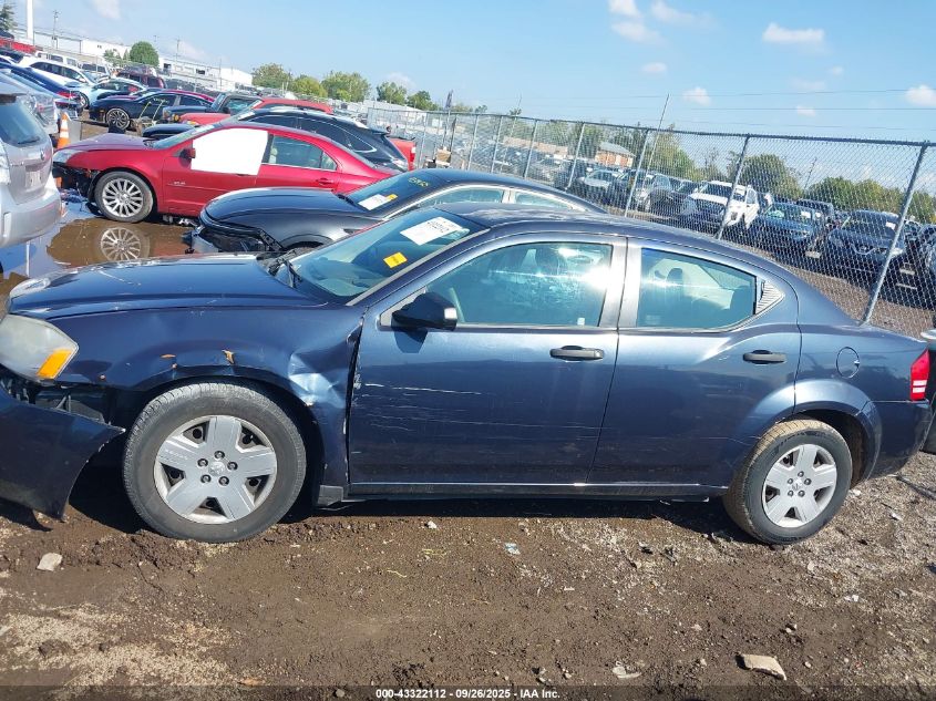 2008 Dodge Avenger Se VIN: 1B3LC46K48N180975 Lot: 43322112