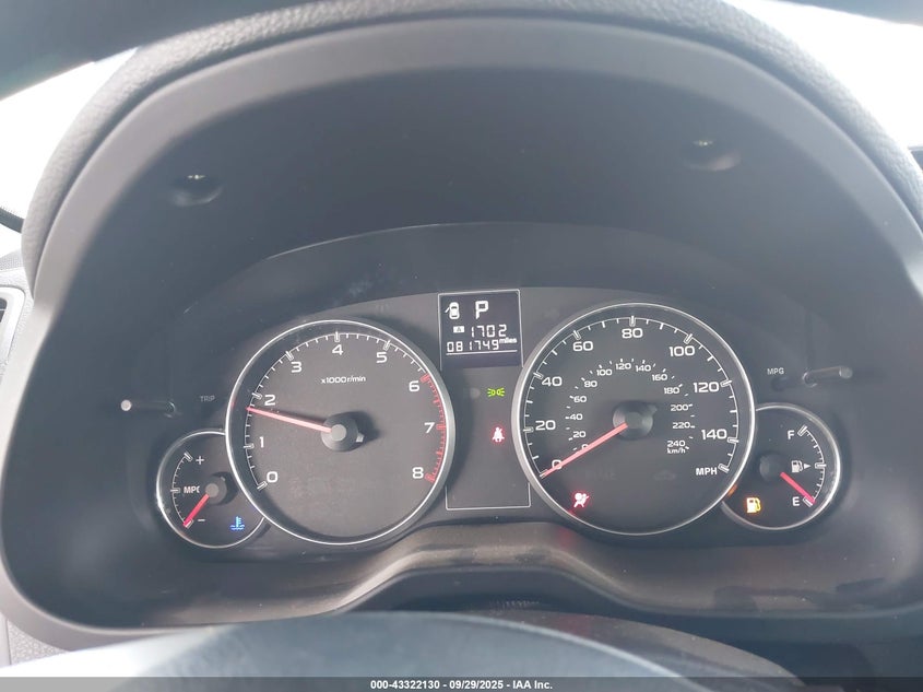 2014 SUBARU OUTBACK 2.5I - 4S4BRBAC4E3224392