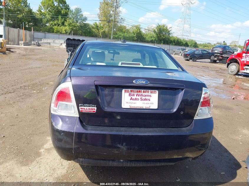 2007 Ford Fusion S VIN: 3FAHP06ZX7R209220 Lot: 43322145
