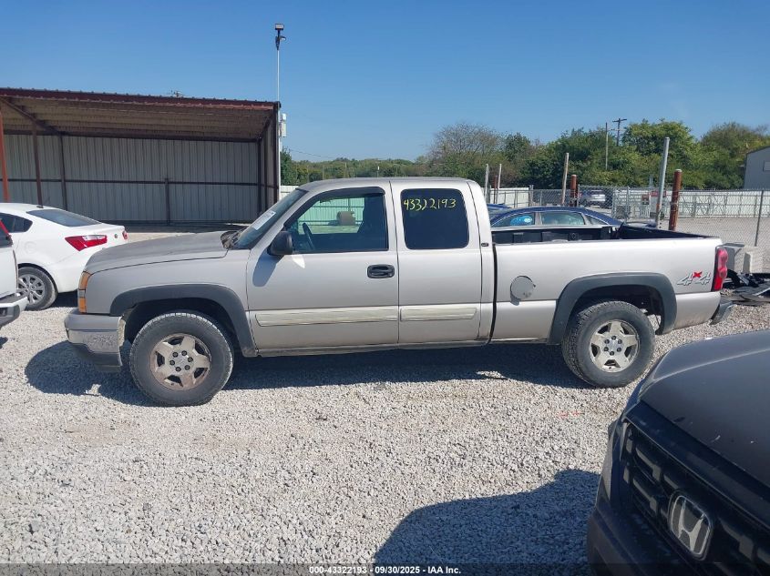 2006 Chevrolet Silverado 1500 Lt1 VIN: 1GCEK19Z06Z285827 Lot: 43322193