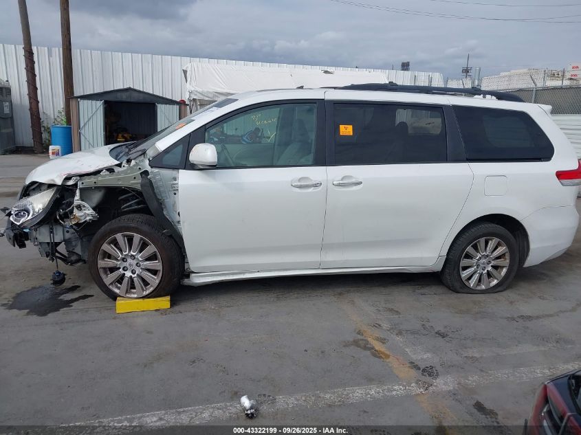 2011 Toyota Sienna Limited VIN: 5TDDK3DC8BS005593 Lot: 43322199