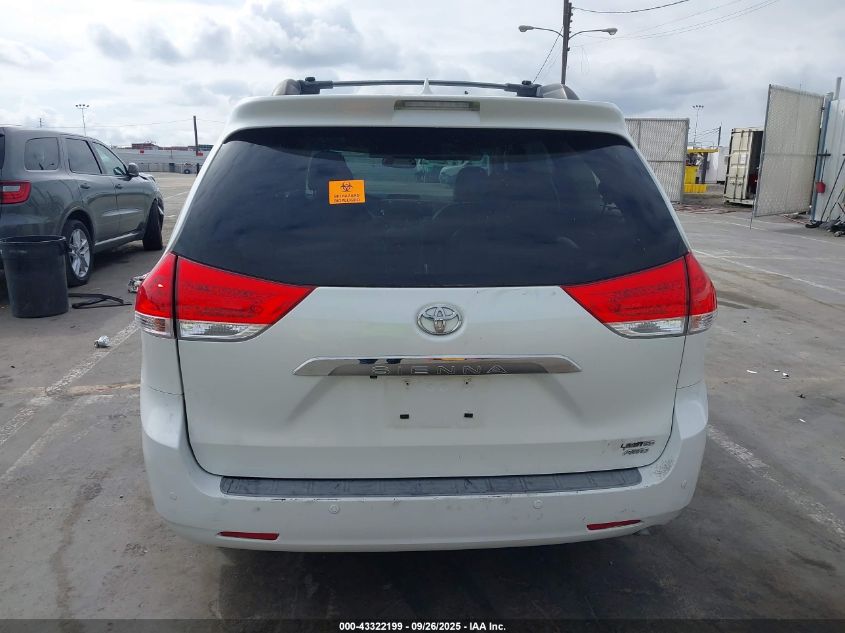 2011 Toyota Sienna Limited VIN: 5TDDK3DC8BS005593 Lot: 43322199