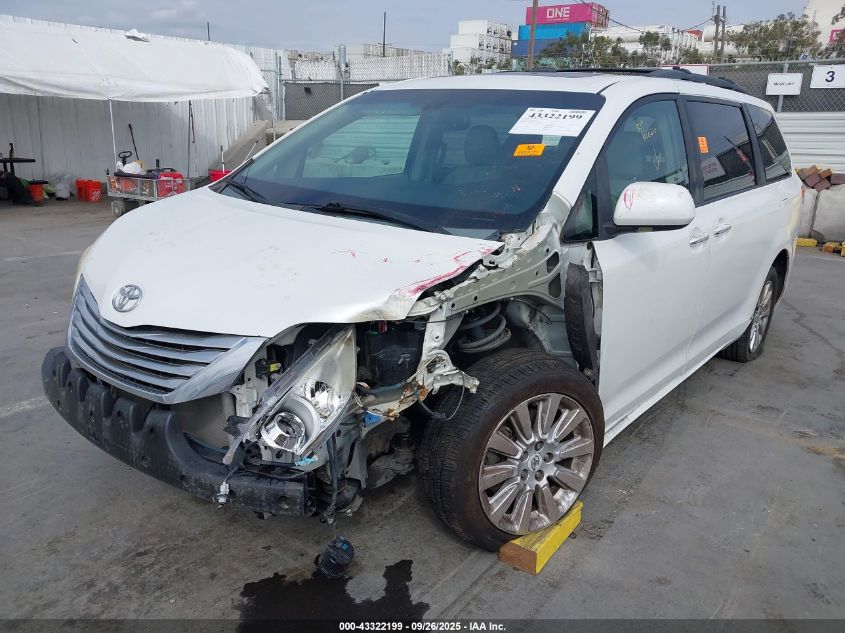 2011 Toyota Sienna Limited VIN: 5TDDK3DC8BS005593 Lot: 43322199