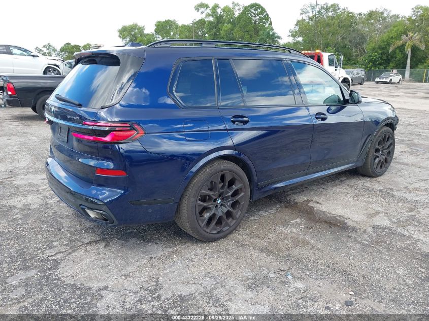 2024 BMW X7 XDRIVE40I 5UX23EM0XR9T86196