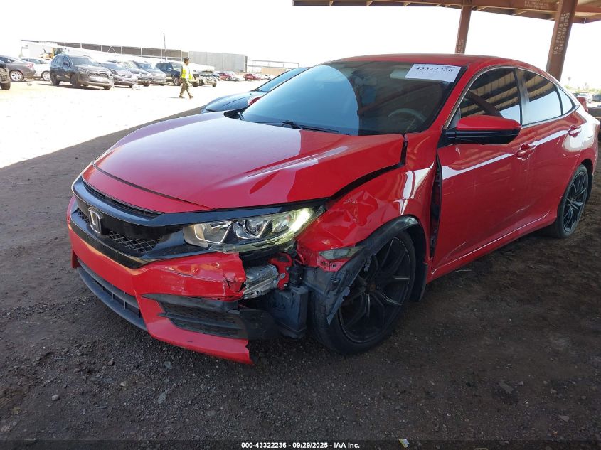 2018 Honda Civic Lx VIN: 2HGFC2F59JH591475 Lot: 43322236