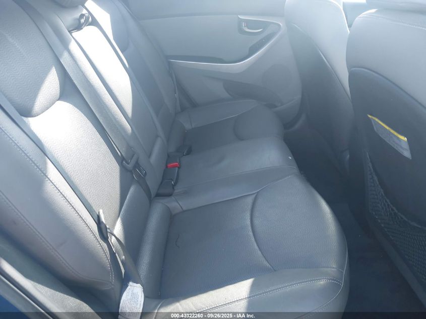 2013 Hyundai Elantra Limited VIN: KMHDH4AE8DU715372 Lot: 43322260