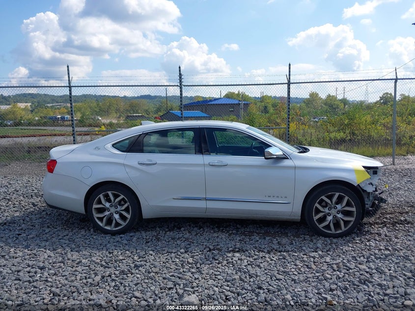 2017 Chevrolet Impala 3.6 2lz White Lot 111043322265 Vin 2G1145S33H9124528