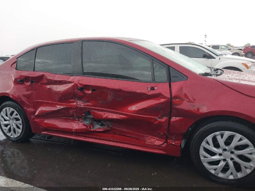 2022 Toyota Corolla Le VIN: JTDEPMAEXNJ206110 Lot: 43322266