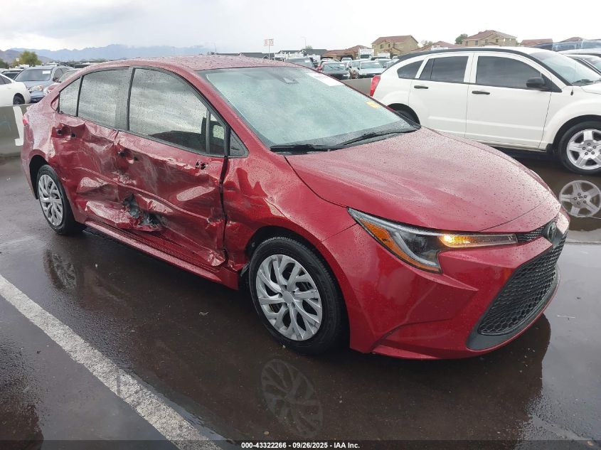 2022 Toyota Corolla Le VIN: JTDEPMAEXNJ206110 Lot: 43322266