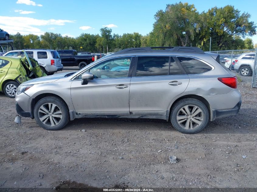 2019 Subaru Outback 2.5I Limited VIN: 4S4BSANC0K3257605 Lot: 43322281