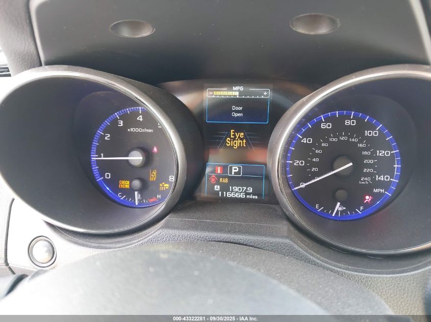 2019 Subaru Outback 2.5I Limited VIN: 4S4BSANC0K3257605 Lot: 43322281