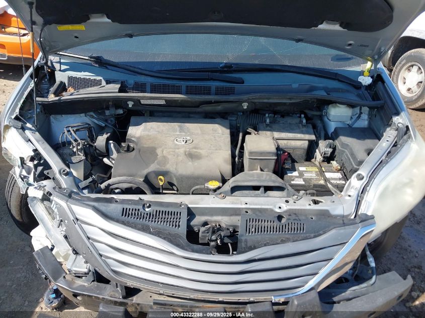 2014 Toyota Sienna Xle V6 8 Passenger VIN: 5TDYK3DC1ES423578 Lot: 43322288