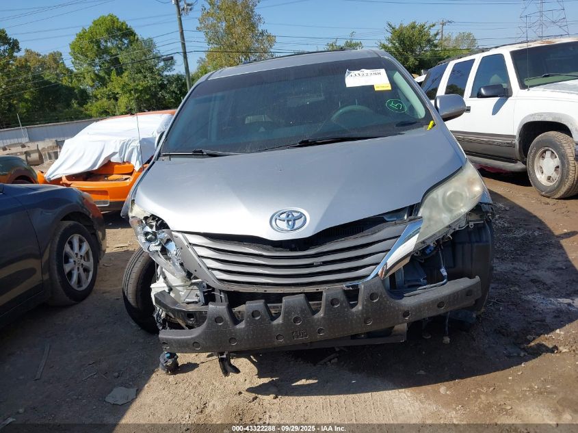 2014 Toyota Sienna Xle V6 8 Passenger VIN: 5TDYK3DC1ES423578 Lot: 43322288