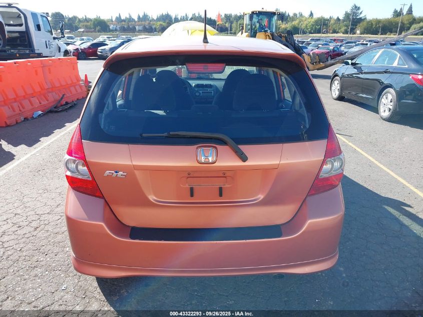 2007 Honda Fit Sport VIN: JHMGD38617S055437 Lot: 43322293