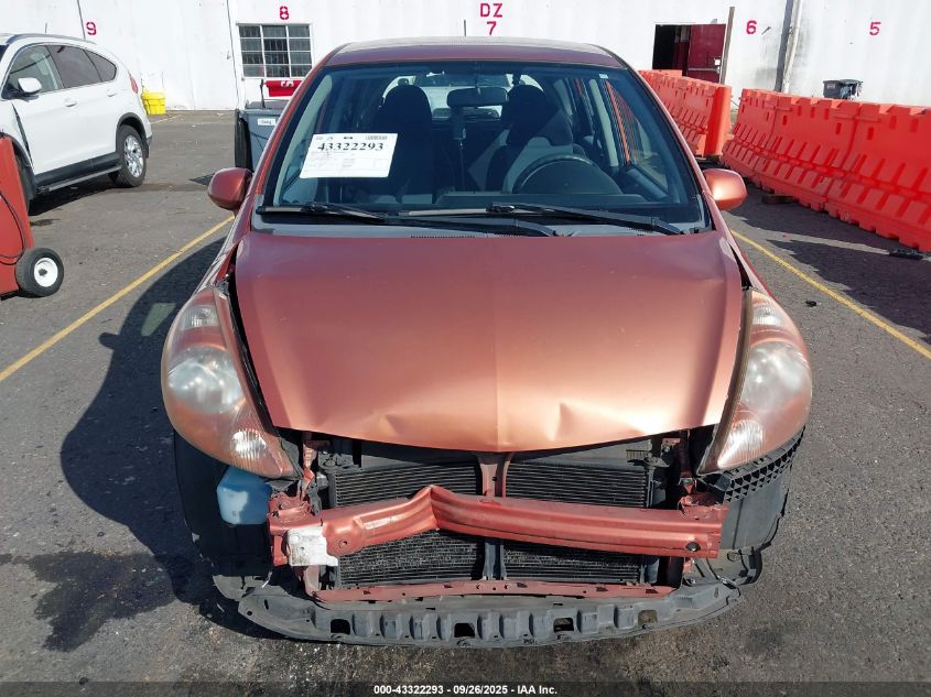 2007 Honda Fit Sport VIN: JHMGD38617S055437 Lot: 43322293