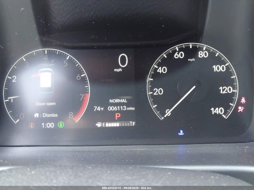 2025 Honda Odyssey Ex-L VIN: 5FNRL6H60SB000871 Lot: 43322310