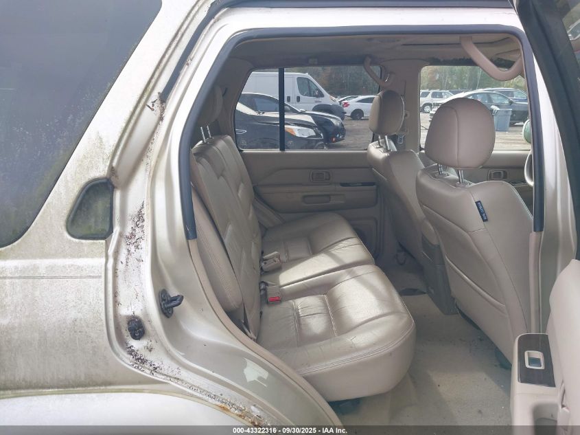 2001 Nissan Pathfinder Le VIN: JN8DR09Y01W579252 Lot: 43322316