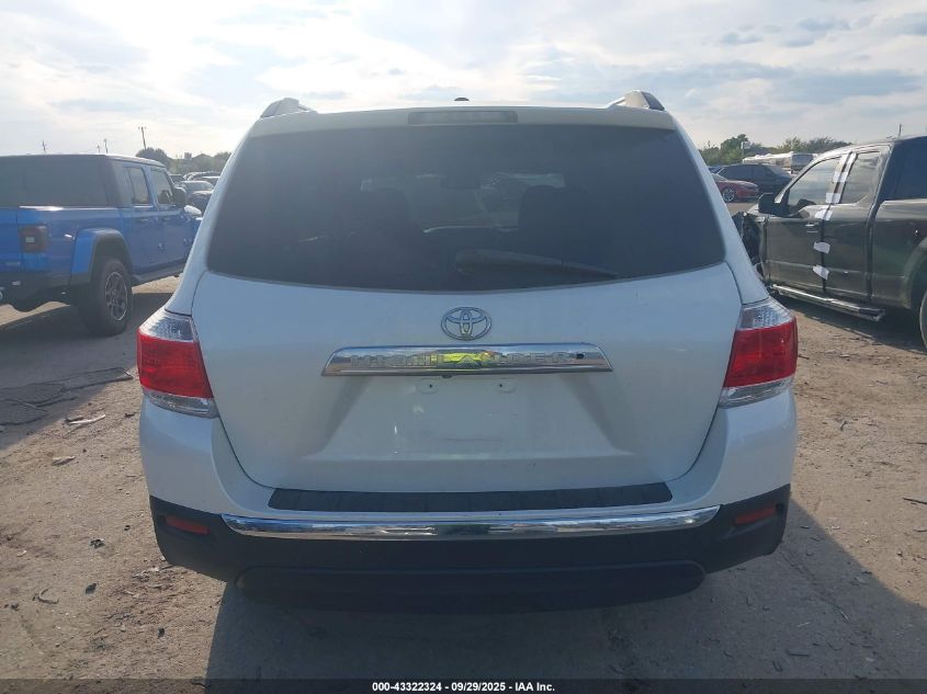 2013 Toyota Highlander Limited V6 VIN: 5TDYK3EHXDS095635 Lot: 43322324