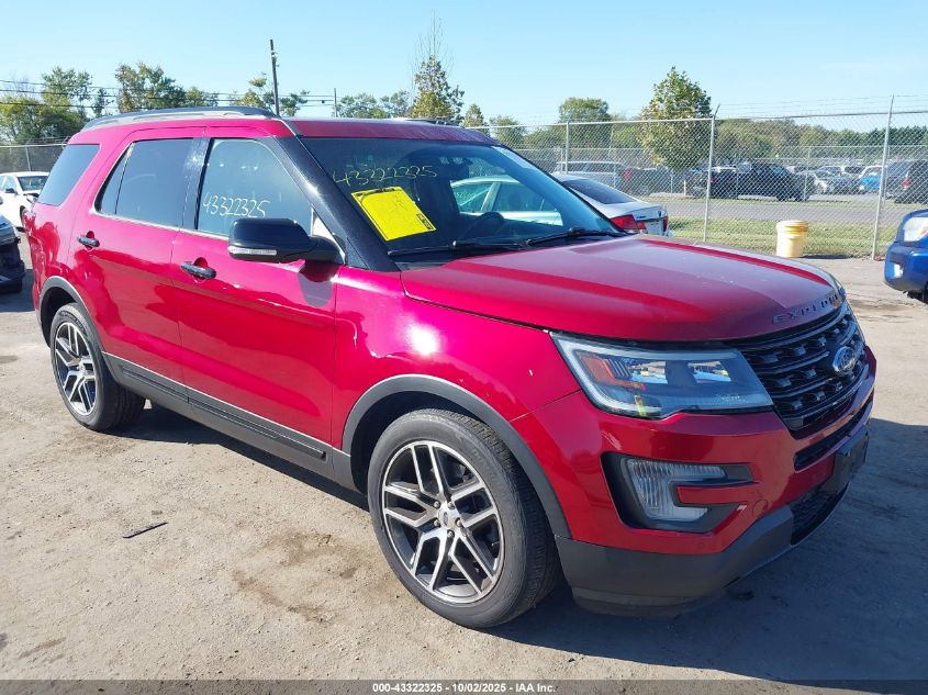 2017 FORD EXPLORER SPORT - 1FM5K8GT1HGA09206