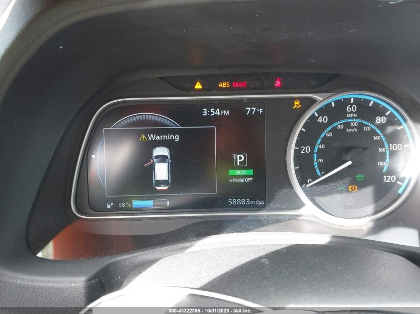 2018 Nissan Leaf S VIN: 1N4AZ1CPXJC301597 Lot: 43322386