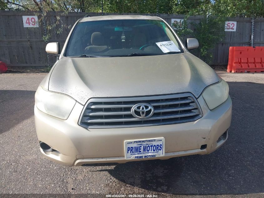 2008 Toyota Highlander VIN: JTEES41A682038875 Lot: 43322387