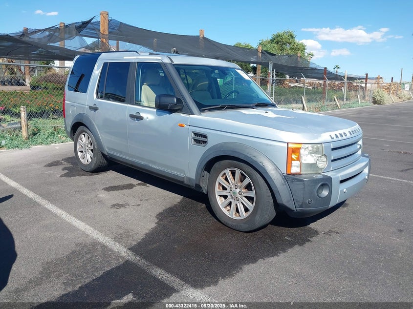 2007 Land Rover Lr3 V8 Se silver other gasoline SALAE25477A420462 photo #1