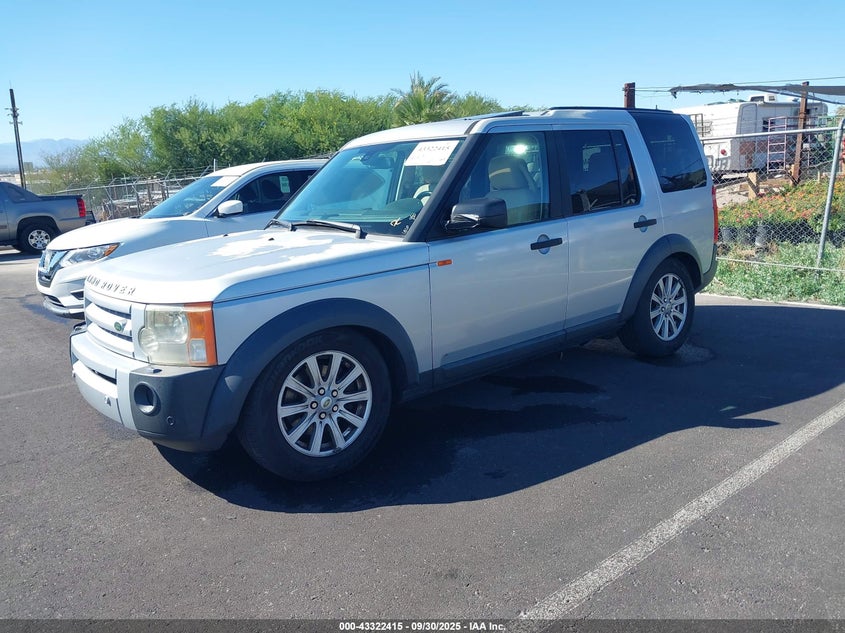 2007 Land Rover Lr3 V8 Se silver other gasoline SALAE25477A420462 photo #3