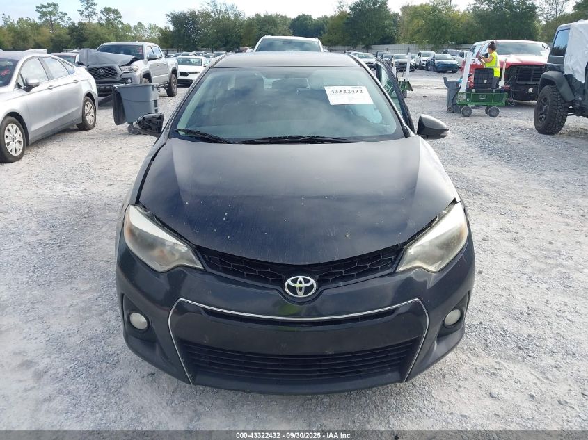 2014 Toyota Corolla S VIN: 2T1BURHE7EC143719 Lot: 43322432