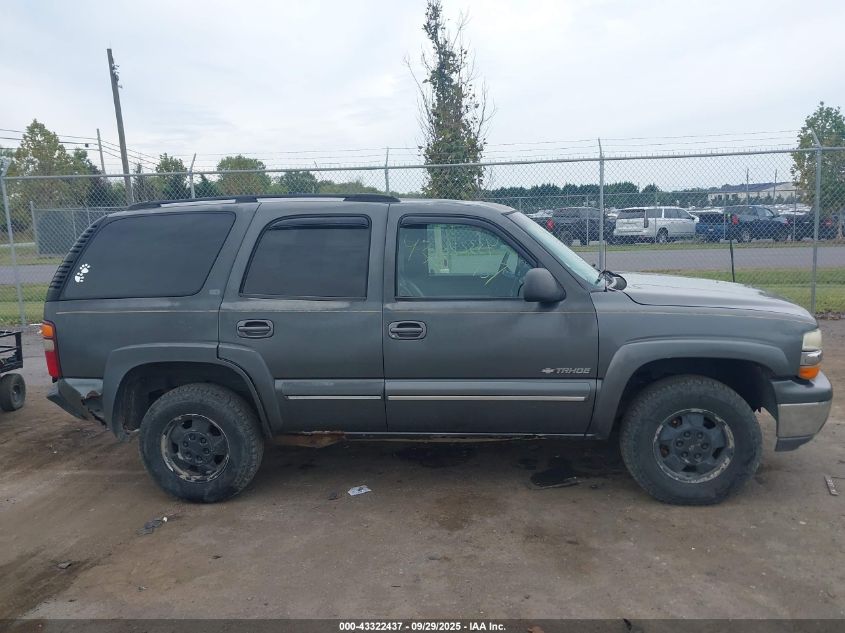 2002 Chevrolet Tahoe Lt VIN: 1GNEK13Z02J224373 Lot: 43322437