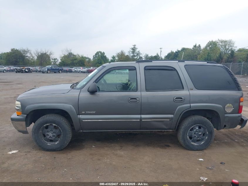 2002 Chevrolet Tahoe Lt VIN: 1GNEK13Z02J224373 Lot: 43322437
