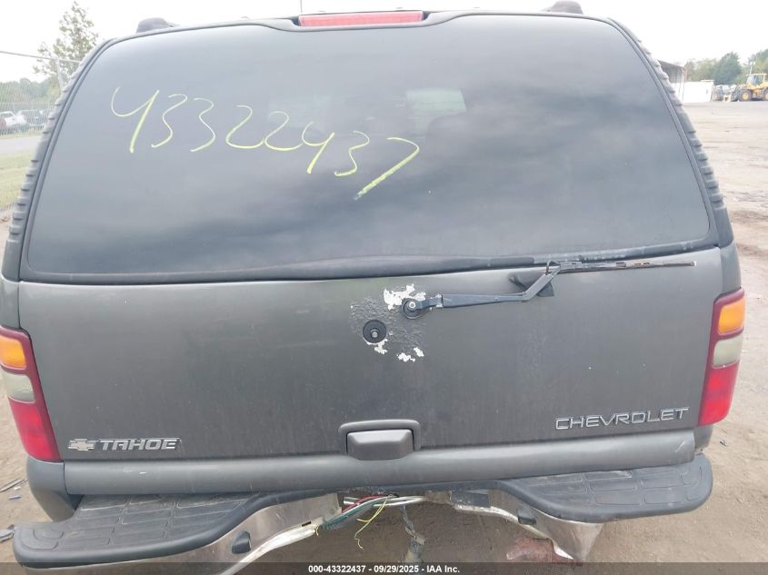 2002 Chevrolet Tahoe Lt VIN: 1GNEK13Z02J224373 Lot: 43322437