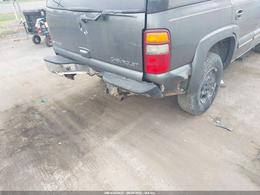 2002 Chevrolet Tahoe Lt VIN: 1GNEK13Z02J224373 Lot: 43322437