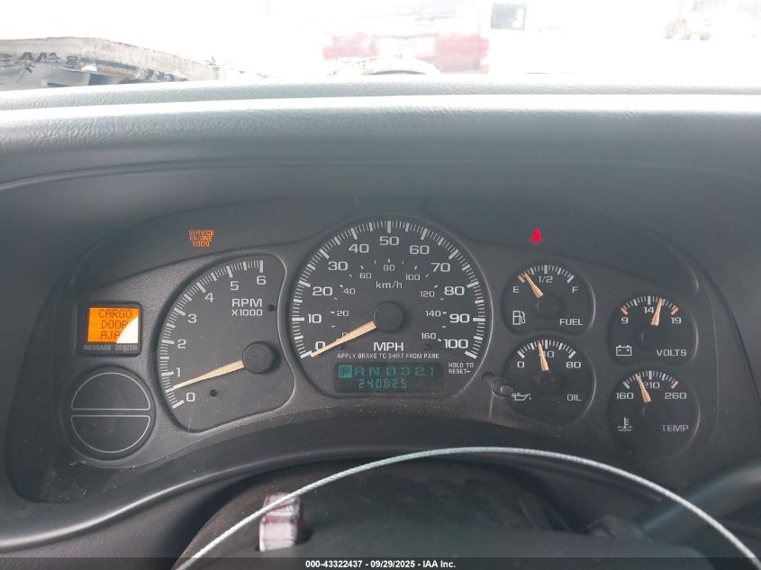 2002 Chevrolet Tahoe Lt VIN: 1GNEK13Z02J224373 Lot: 43322437