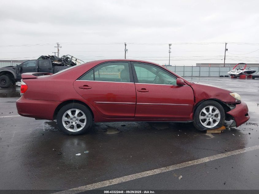 2005 Toyota Camry Xle V6 VIN: 4T1BF30K65U102456 Lot: 43322448
