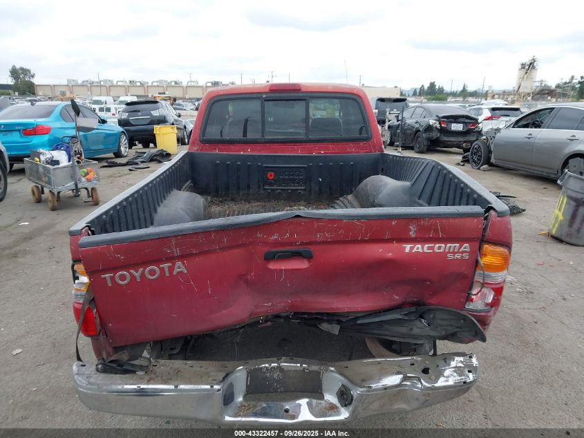 2004 Toyota Tacoma VIN: 5TEVL52N24Z309400 Lot: 43322457