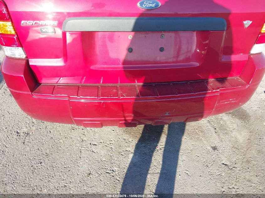 2007 Ford Escape Xlt/Xlt Sport VIN: 1FMCU03187KB95653 Lot: 43322476