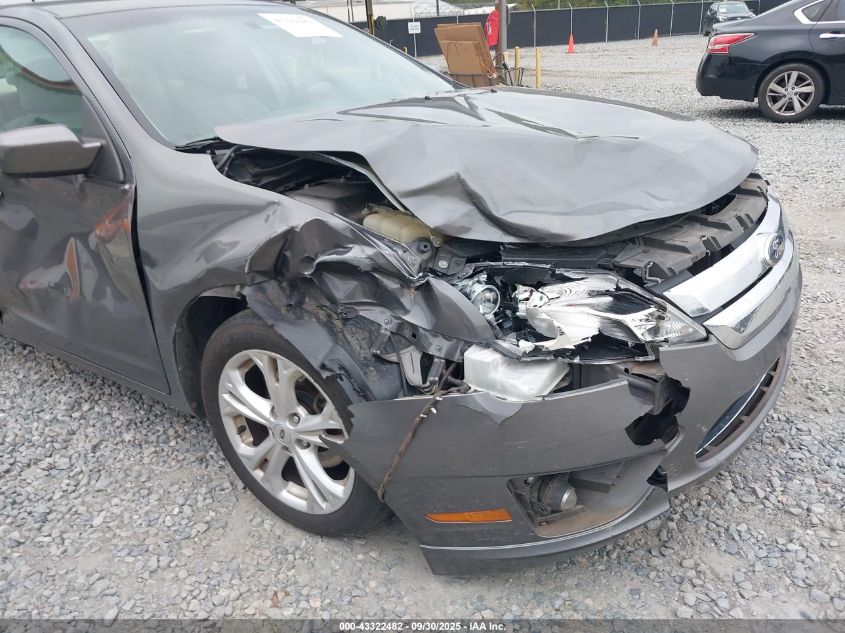 2012 Ford Fusion Se VIN: 3FAHP0HG0CR296051 Lot: 43322482