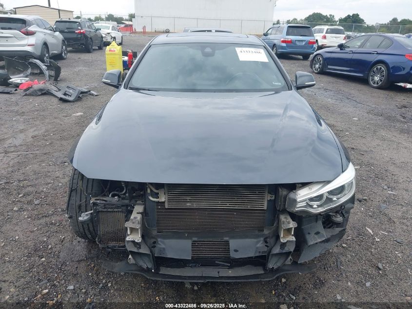 2015 BMW 435I Gran Coupe VIN: WBA4B1C50FD955386 Lot: 43322486